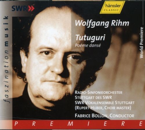 

CD диск Rihm / Huber / Bollon / Radio So Stuttgart Des Swr: Tutuguri Poeme Danse for Speaker Choir & Lge Orch