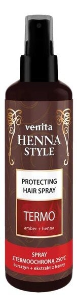 

Venita, Henna Style Thermo Spray, Спрей для укладки волос с термозащитой, 200 мл