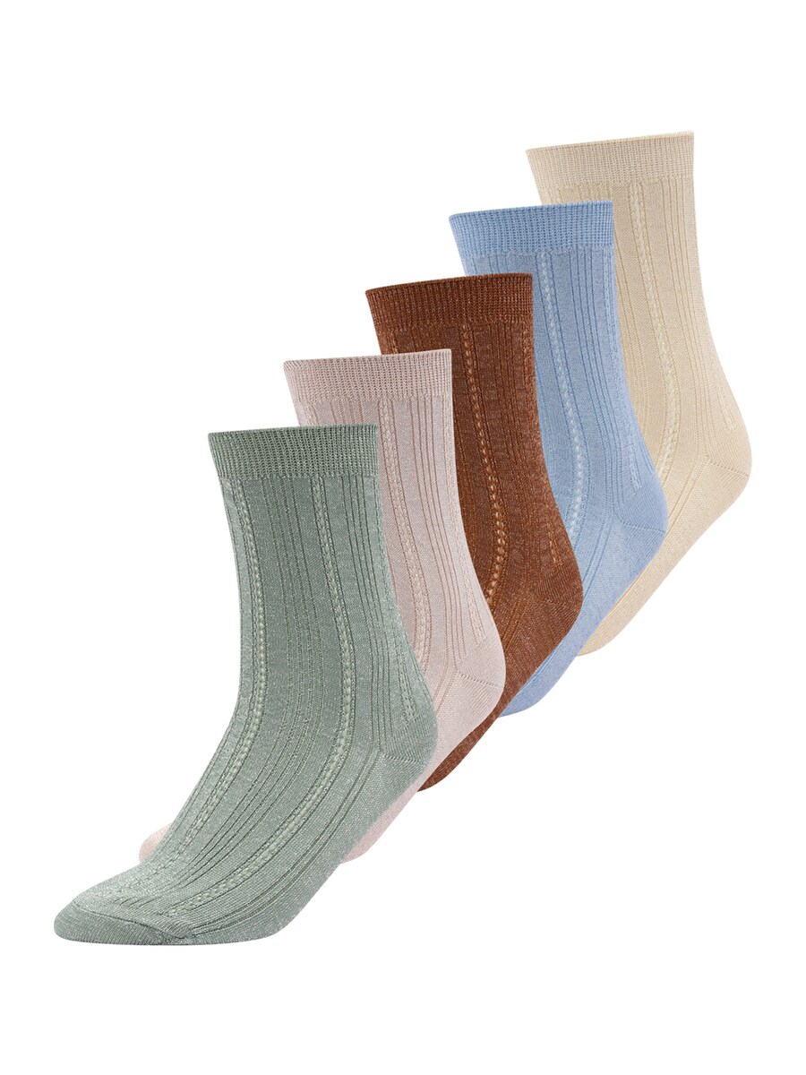 

Носки BeckSöndergaard, цвет Beige/Light blue/Brown/Pastel green/Powder