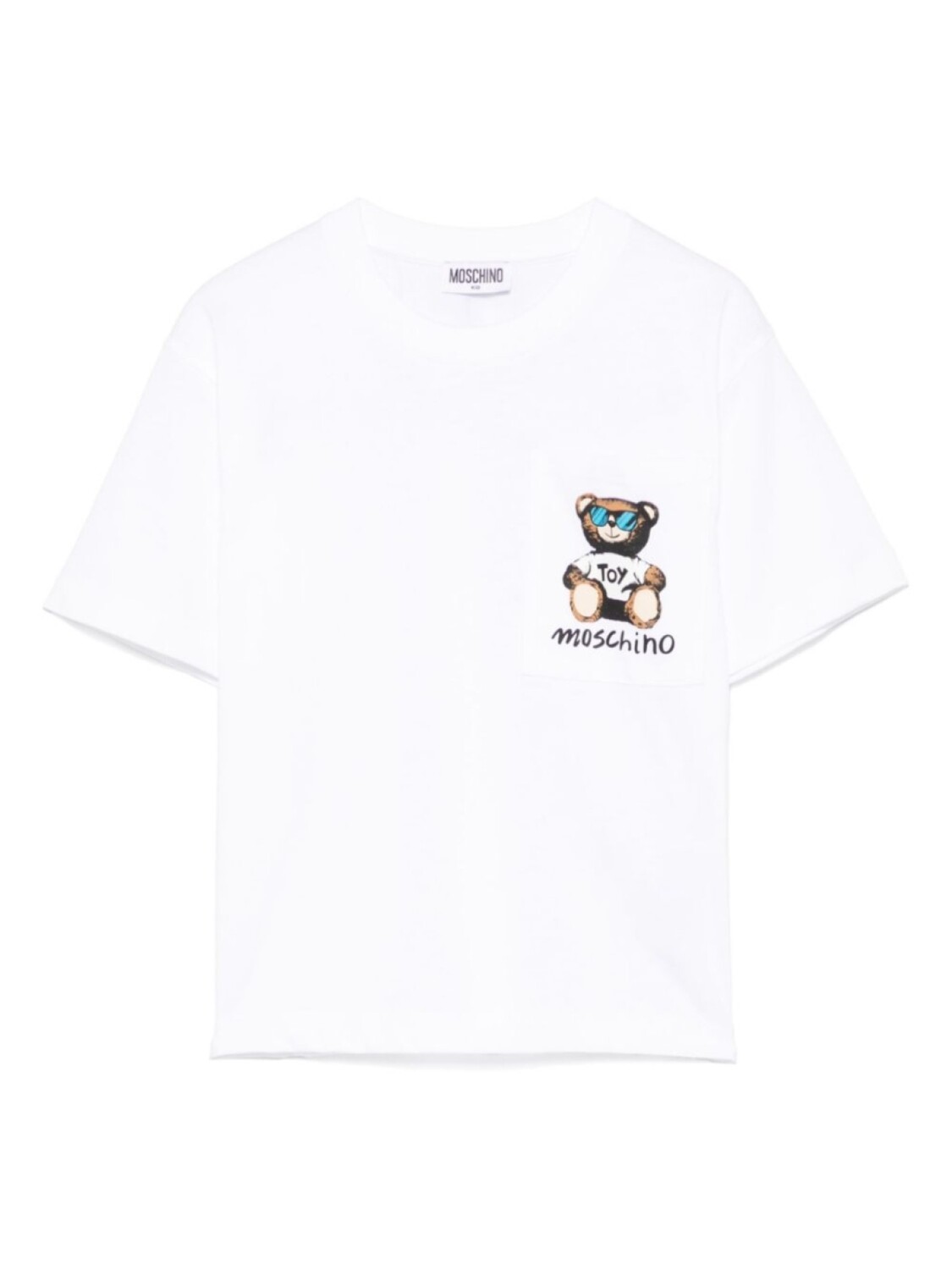 

Moschino Kids футболка с принтом Teddy Bear, белый