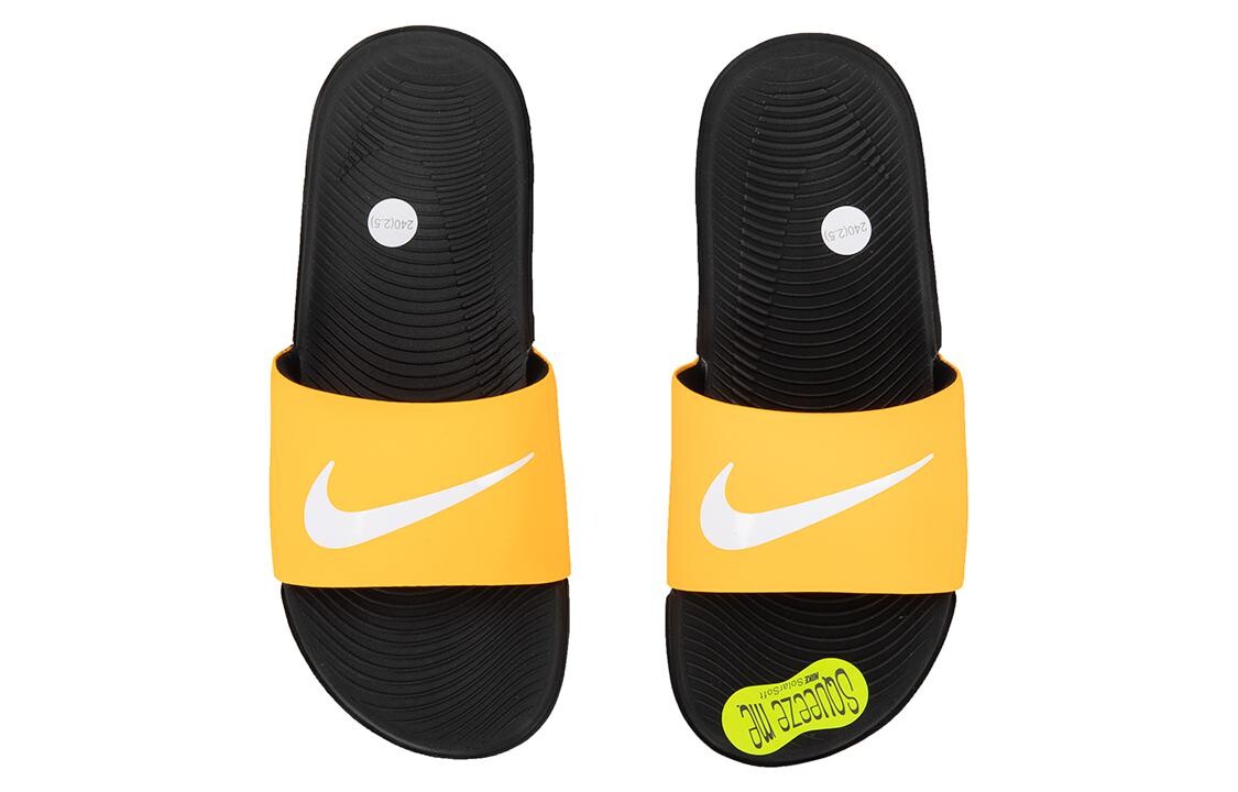 Шлепанцы Nike Kawa Slide GS 'Laser Orange Black' — фото 4