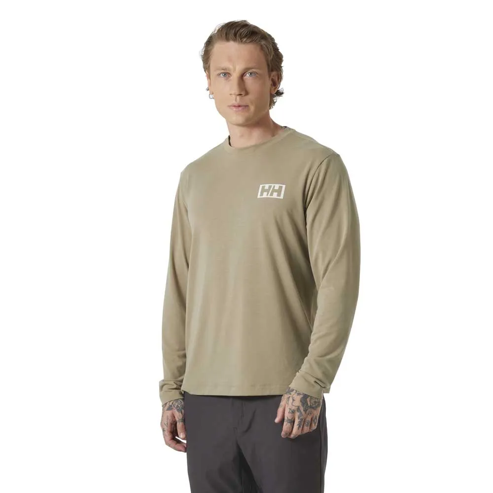 

Лонгслив Helly Hansen Skog Graphic Tee, бежевый