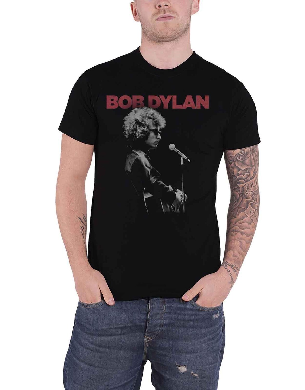 

Футболка с портретом Sound Check Bob Dylan, черный