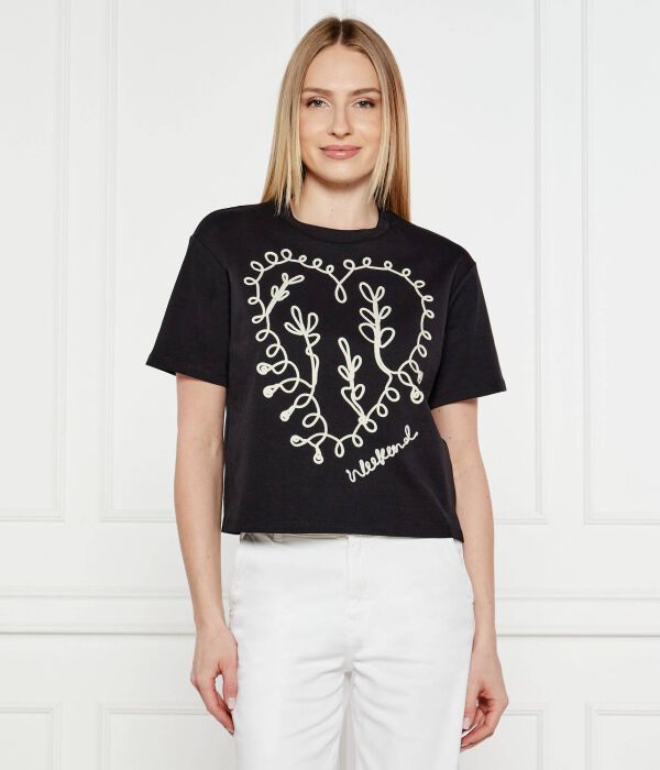 

Футболка лекко Relaxed fit Weekend Max Mara, черный