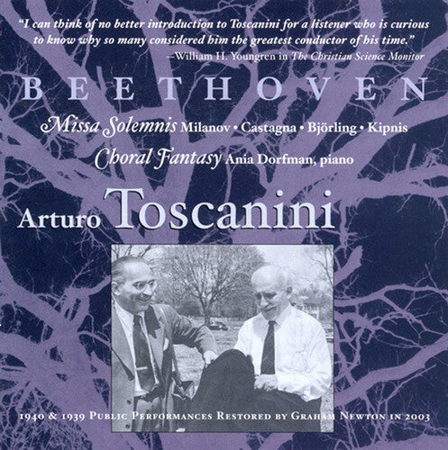

CD диск Beethoven / Milanov / Bjorling / Toscanini: Missa Solemnis / Fantasia