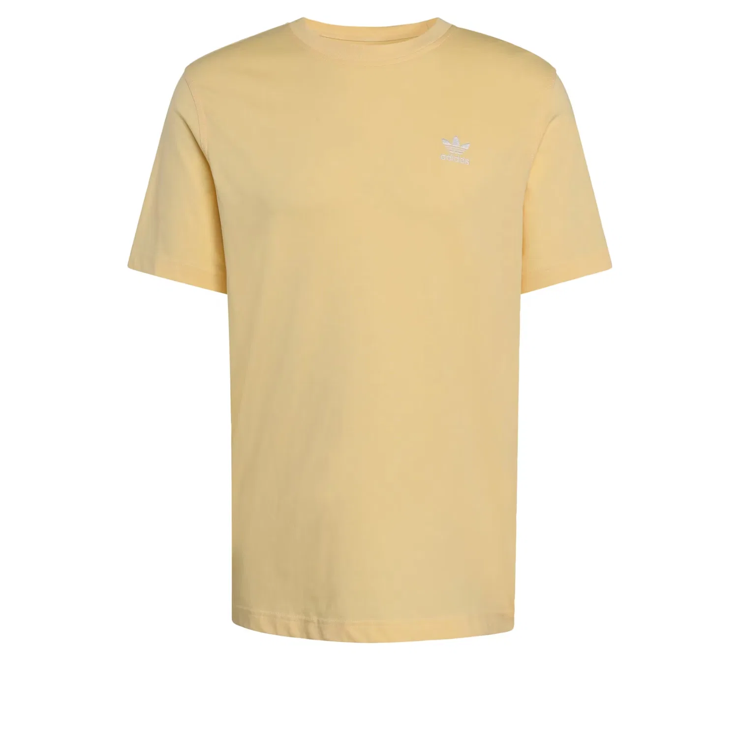 Футболка Adidas Originals Trefoil Essentials светло-оранжевого цвета — фото 2