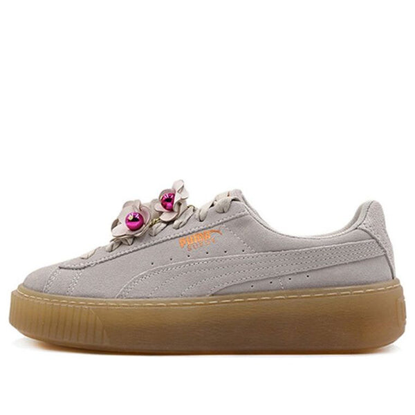 Кроссовки (WMNS) PUMA Platform Flower Tassel 'White', белый