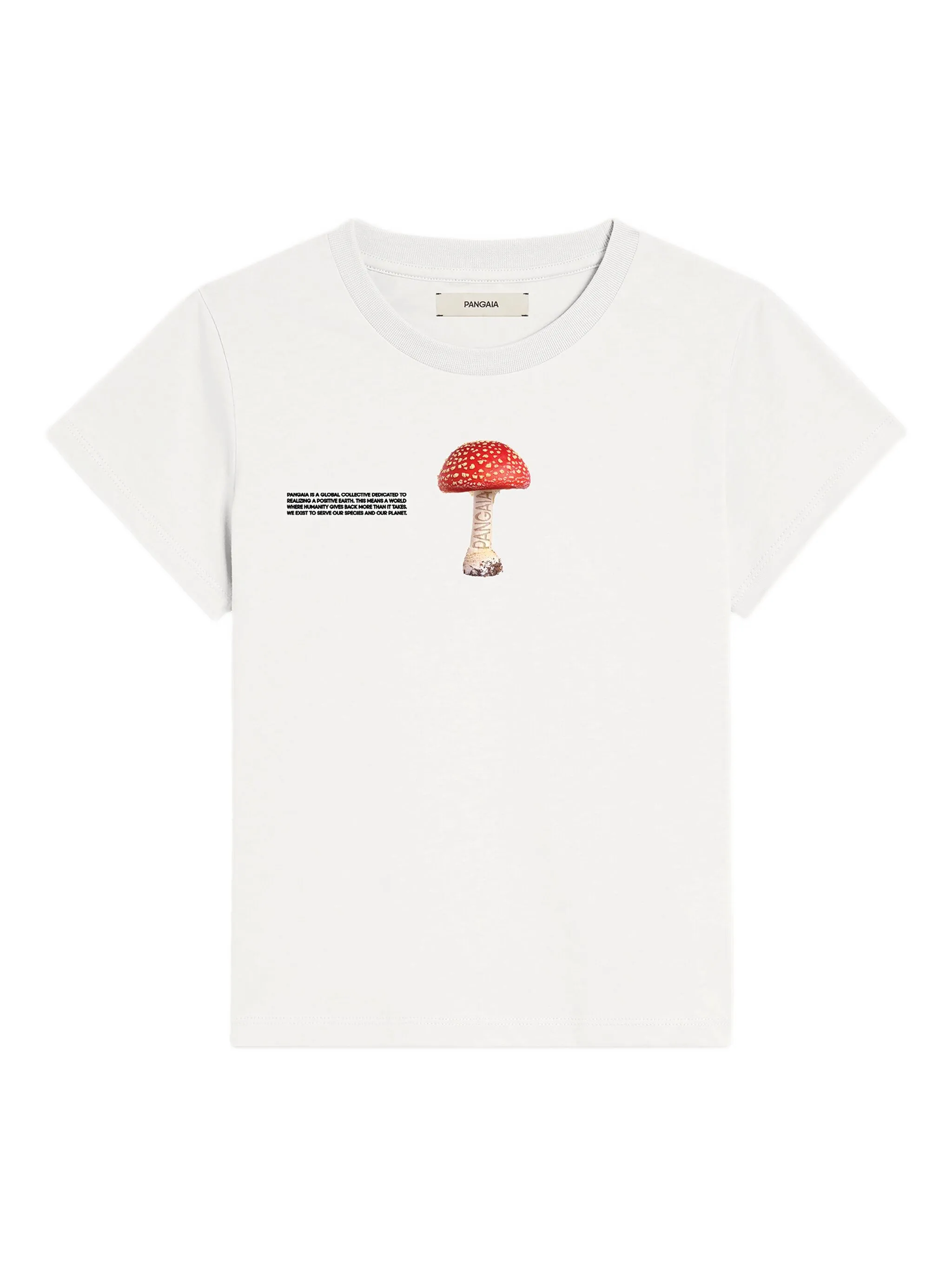 

Футболка с принтом Pangaia Kids, белый