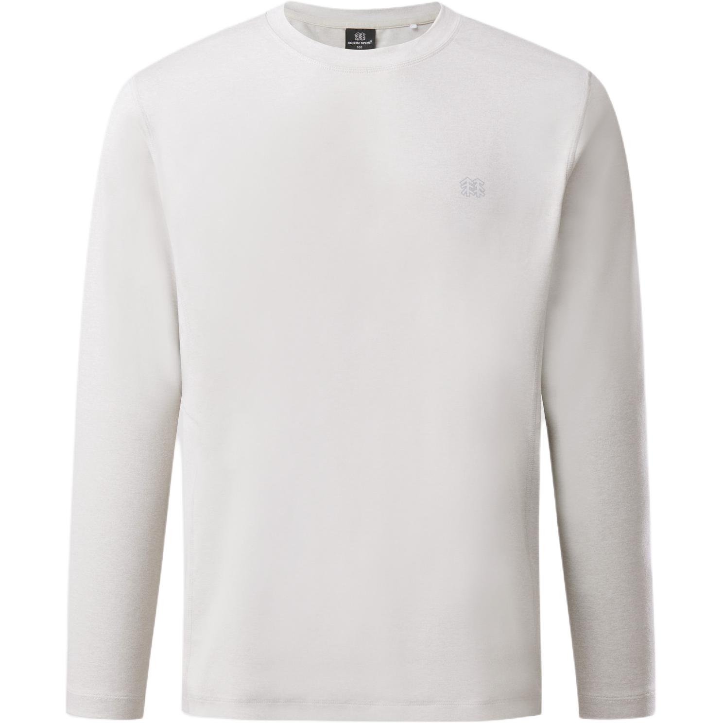 

Мужские футболки с круглым вырезом, средней толщины Kolon Sport, светлый серый