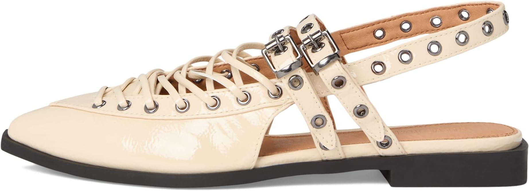 Сандалии Steve Madden Galanti, цвет Bone Patent — фото 4
