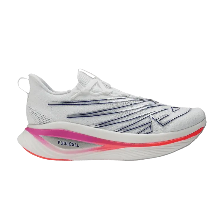 Кроссовки New Balance Wmns FuelCell SuperComp Elite v3 Wide, White Blue Magenta