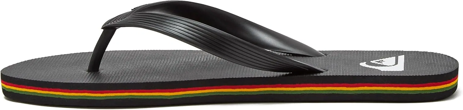 Сандалии мужские Quiksilver, Black/Red/Green — фото 4