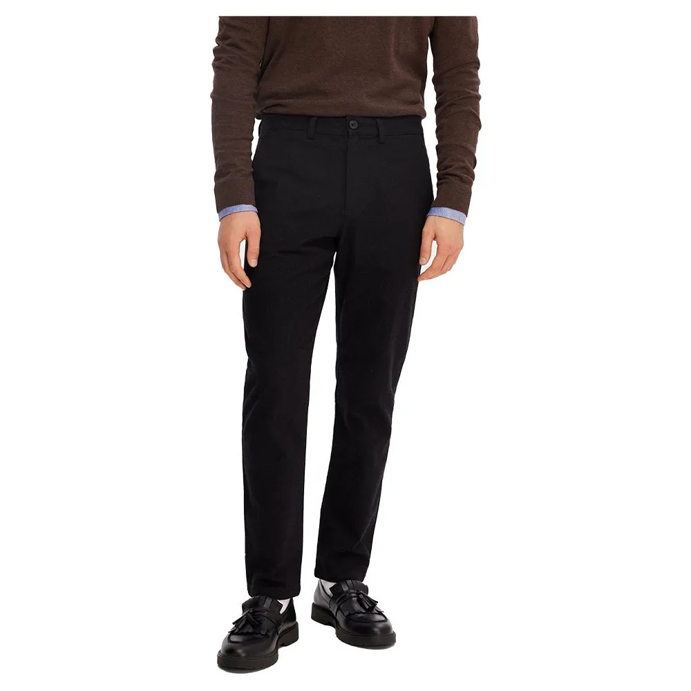 

Брюки Selected Slim-Miles, черный