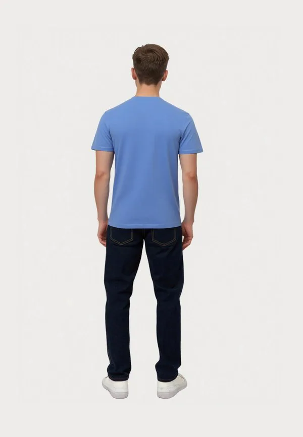 Простая футболка U.S. Polo Assn., Blau — фото 3