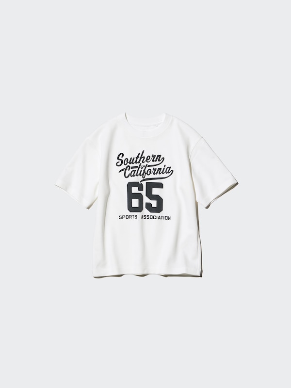 Хлопковая футболка AIRism с графикой Uniqlo, 01 off white — фото 4