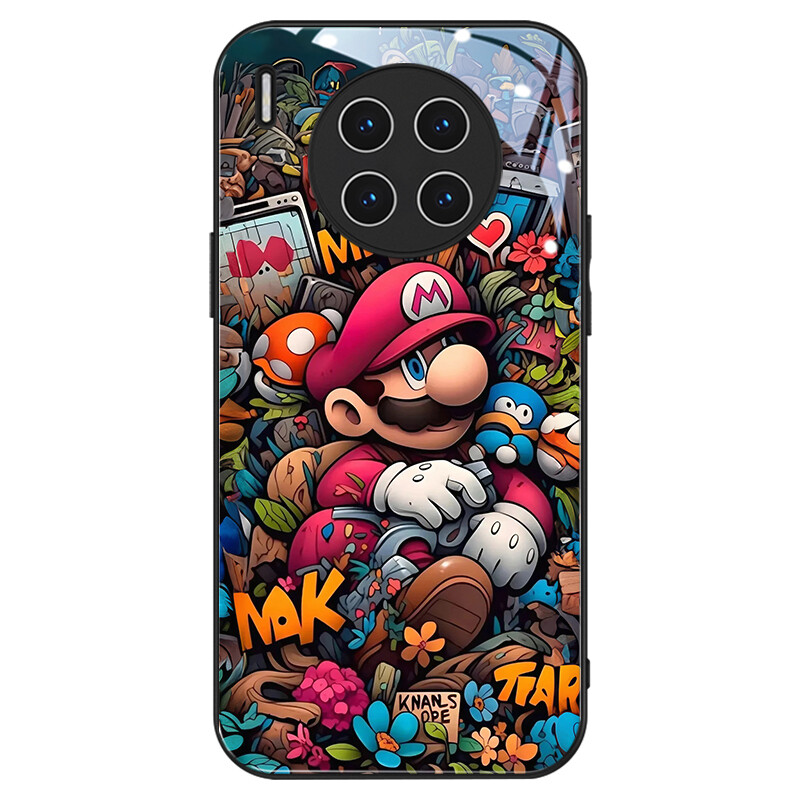 

Чехол для телефона Hizeus Sea Diamond, Glass Case9467 Plumber Mario