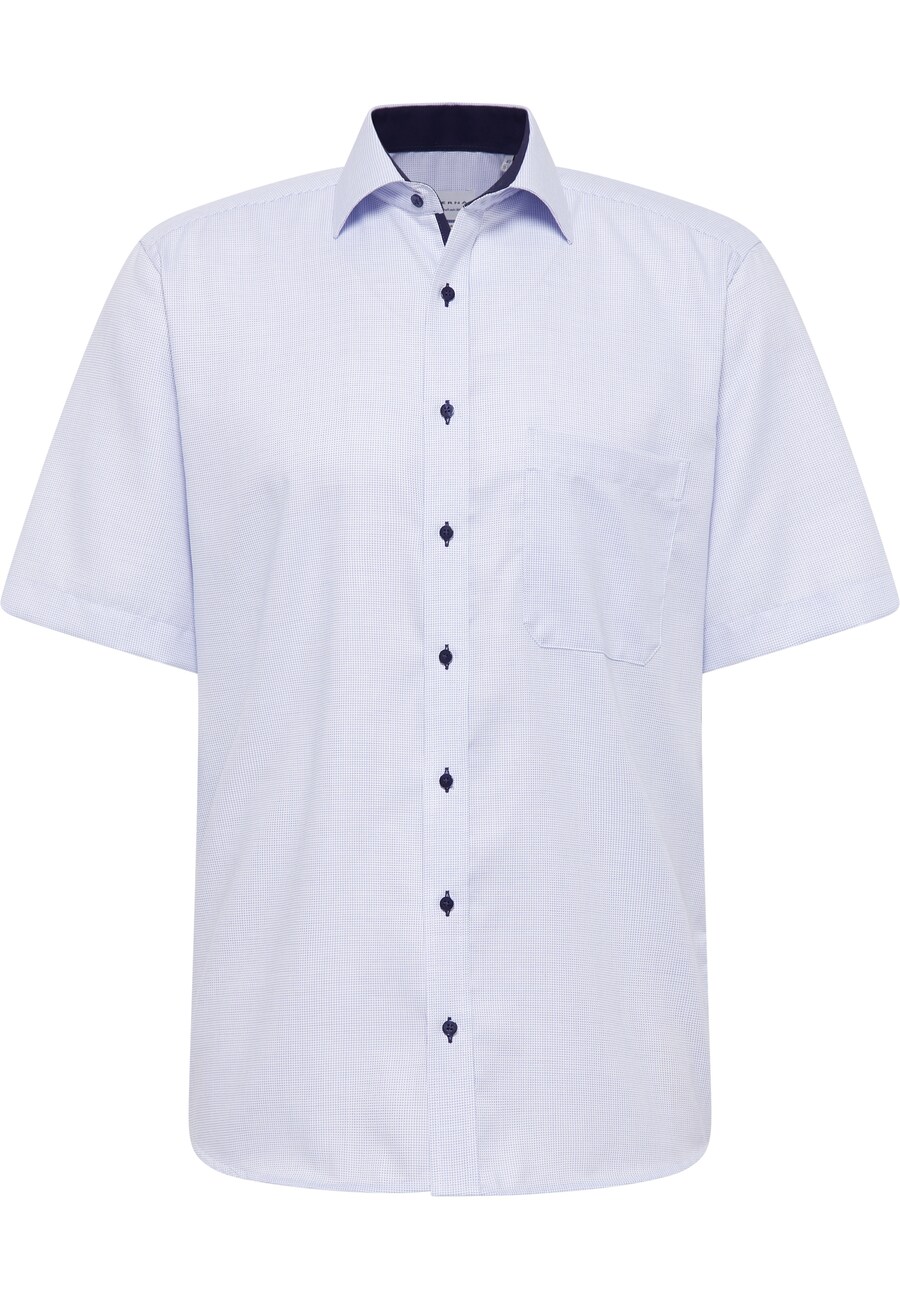 

Рубашка на пуговицах Comfort fit ETERNA, цвет Navy/Sky blue