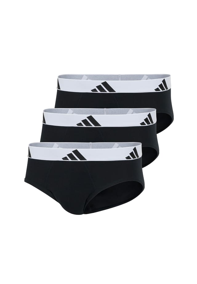 

Трусы в упаковке 3 шт. - трусы Active Flex Cotton Logo Simple Adidas, черный