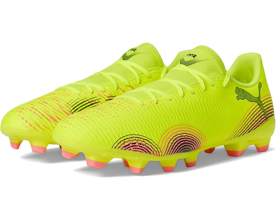 

Кроссовки PUMA Future 8 Play Firm, Artificial Ground Soccer Cleats, цвет Yellow Alert-Puma Black-Sun Struck