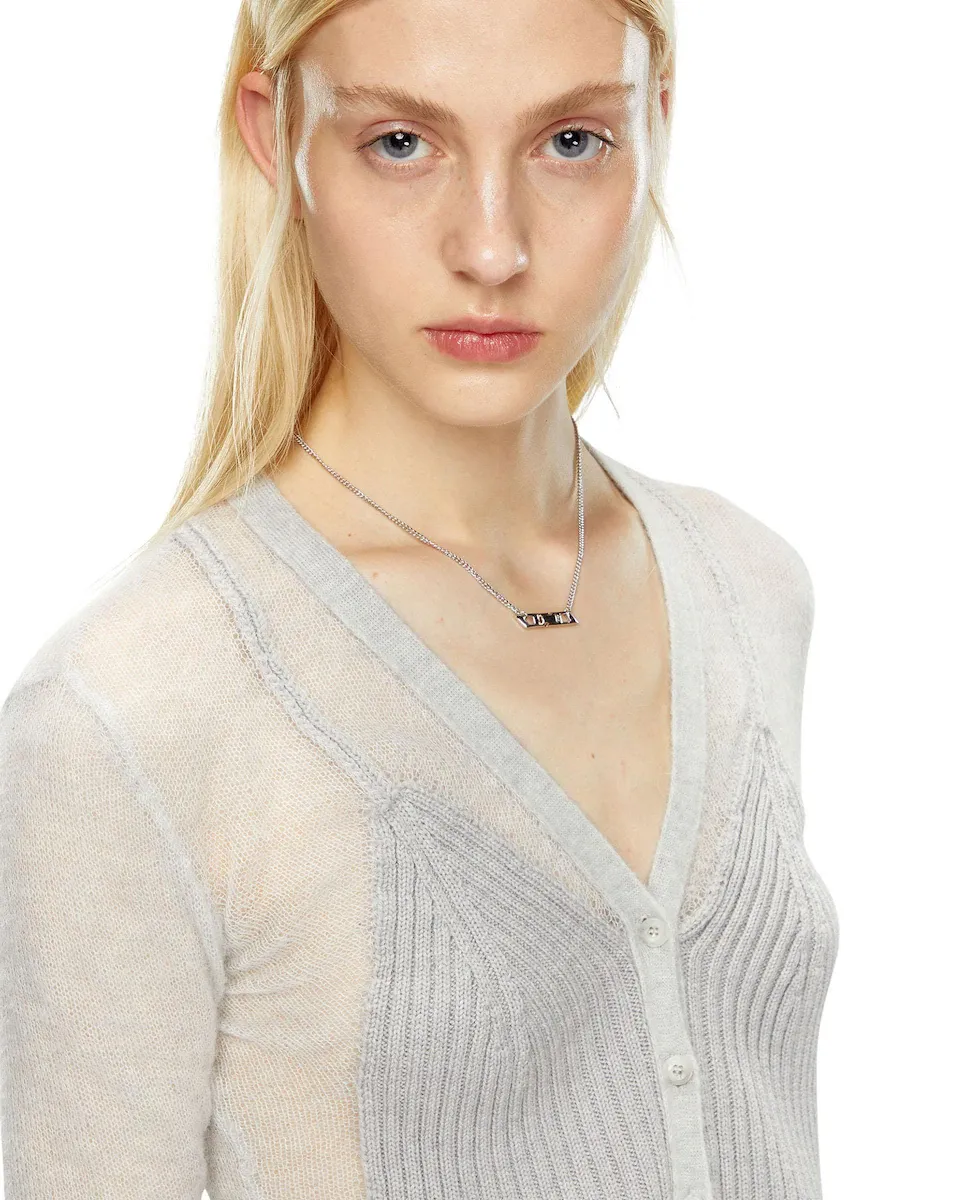 

Прозрачные женские кардиганы Diesel, серый