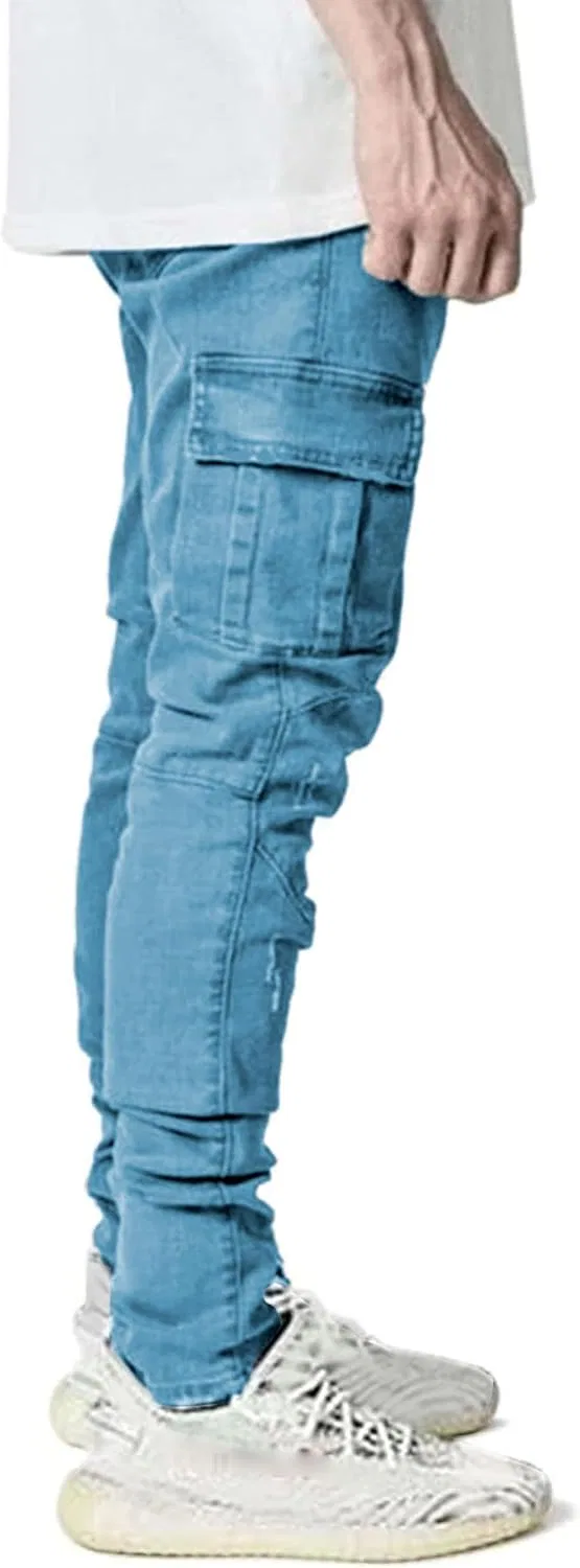 Джинсы Slim Fit, темно-синие — фото 3