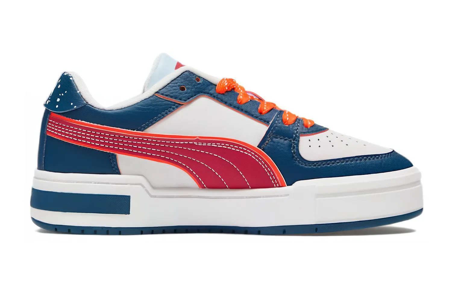 PUMA Кроссовки для скейтбординга Ca Pro Cushioning, Wear Resistant низкие, сине-белые, для детей и подростков — фото 4