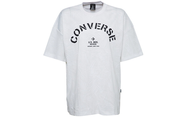 

Футболка Areca Palm Mesh свободного покроя женская белая Converse