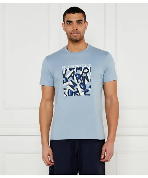 

Футболка Regular fit Emporio Armani, синий