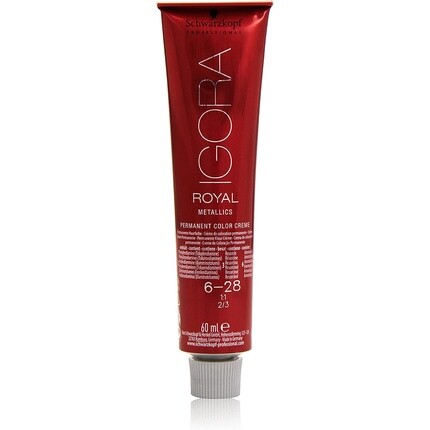 

Перманентная краска для волос Igora Royal № 6-28 Темно-русый пепельно-красный 60 мл, Schwarzkopf