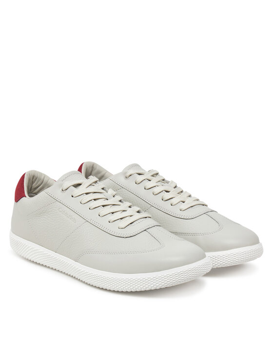 Кроссовки Low Top Lace Up Tmbl Lth HM0HM01803 Calvin Klein, бежевый — фото 2