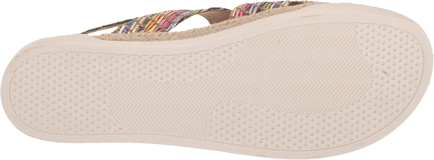 Сандалии мужские платформа Bella Vita, Bright Multi Woven — фото 4