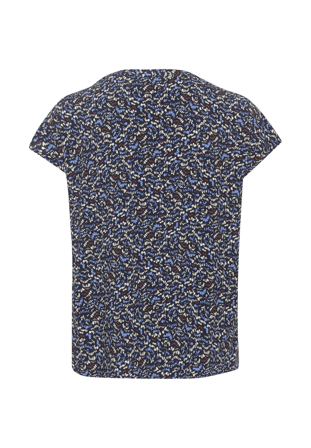 

Блуза TIAH CAP SLEEVE Cream, темно-синий