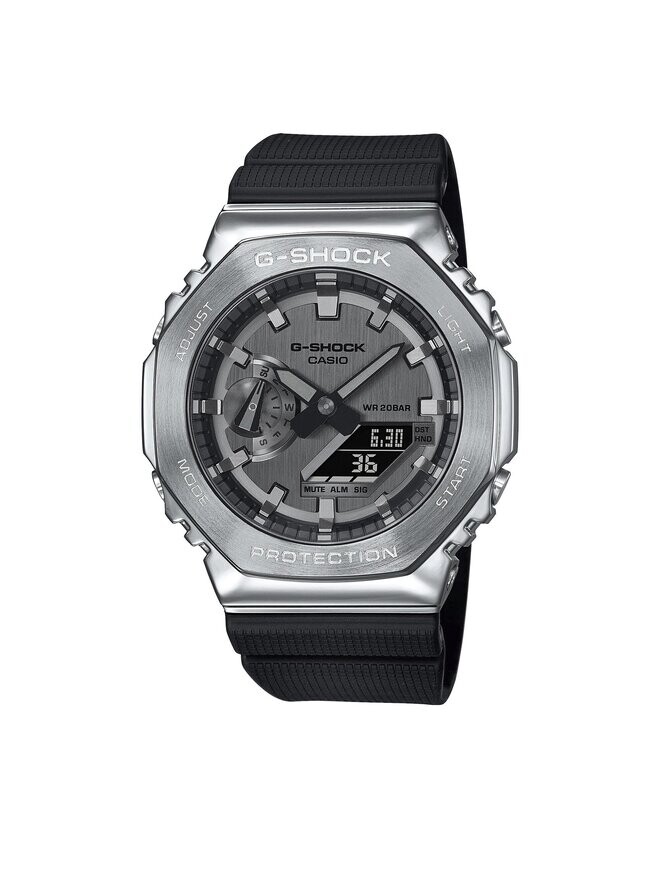 

Часы GM-2100-1AER G-Shock, черный/серебряный