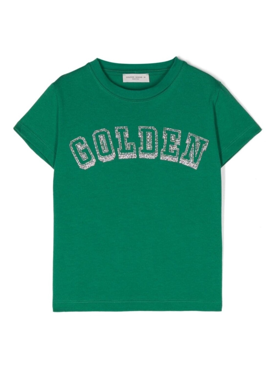 

Golden Goose Kids футболка с блестками, зеленый