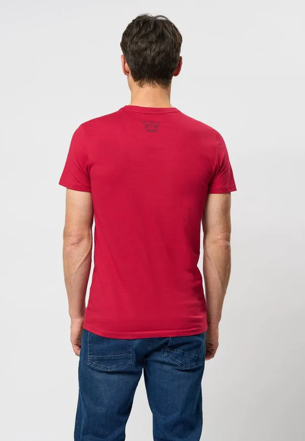 Футболка с принтом умарчибальда U.S. Polo Assn., Jester Red — фото 3