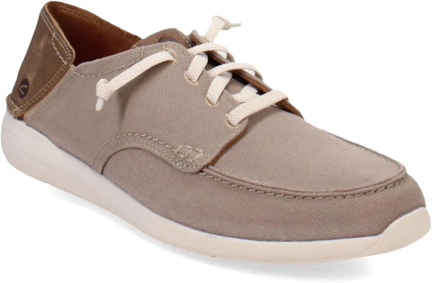 Мужские кроссовки Clarks Gorwin Lace, Stone Textile — фото 2