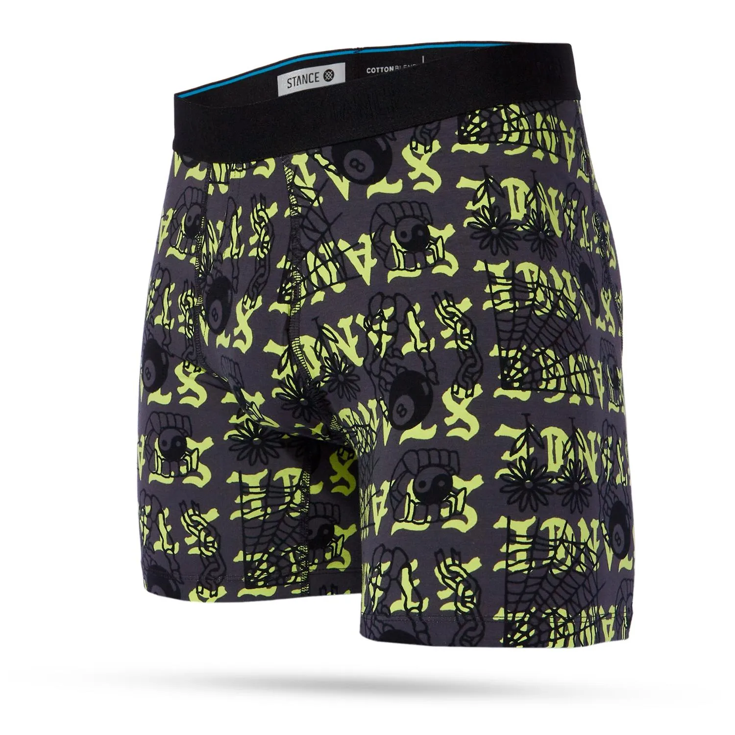 

Мужские трусы-боксеры с сетчатыми вставками Stance, Black