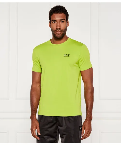 

Футболка Slim fit Ea7, зеленый