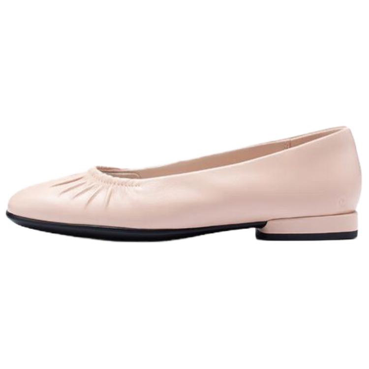Ecco Женские повседневные туфли Annie Square Toe, телесно-розовые