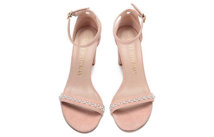 SW One Strap Sandals Женские Нюд Розовый Stuart Weitzman — фото 4