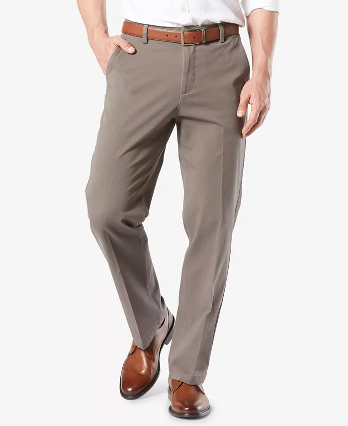 

Мужские рабочие брюки Workday Smart 360 Flex Classic Fit Khaki Stretch Dockers, коричневый