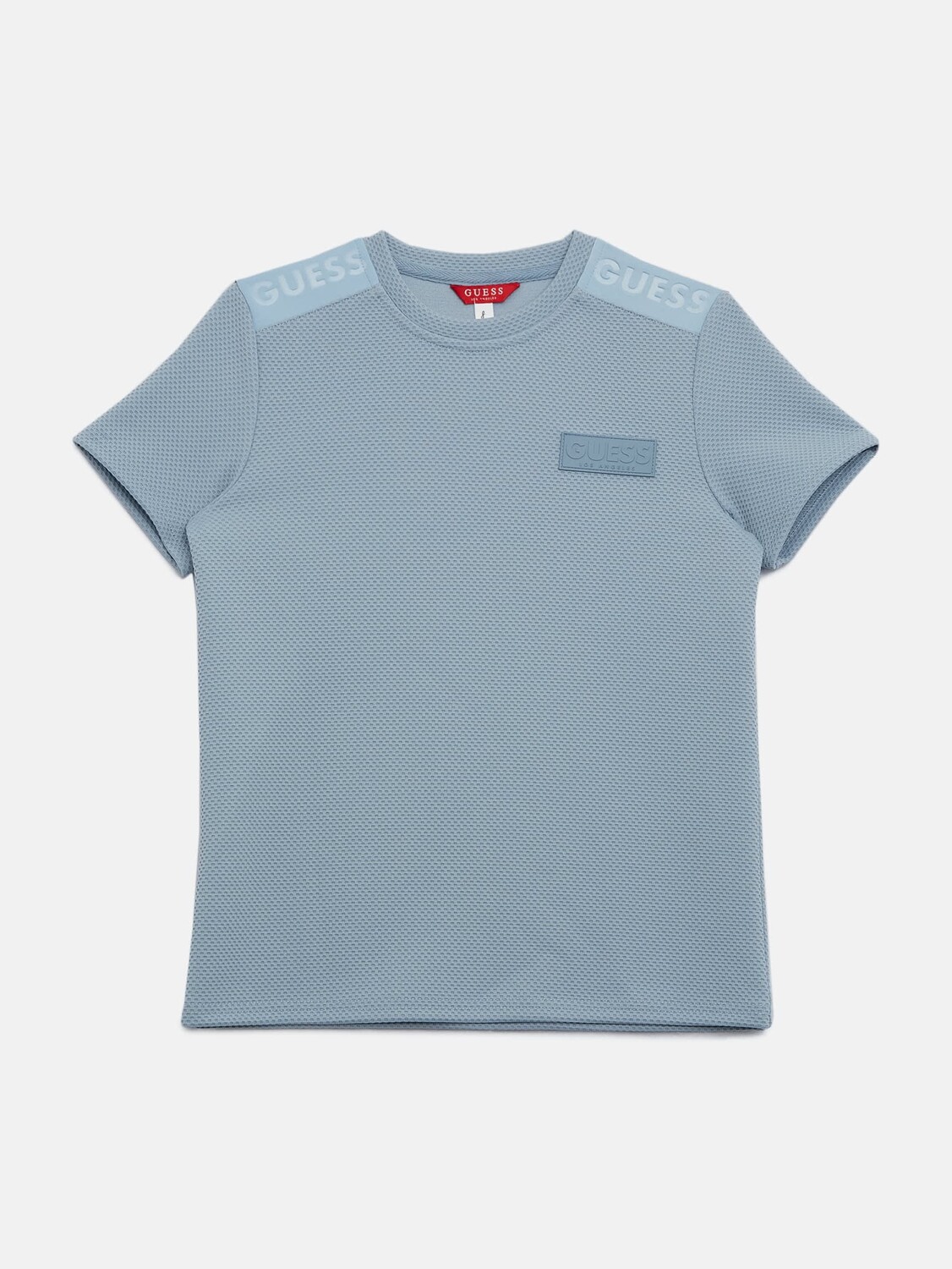 

Футболка с круглым вырезом с тиснением Khaleb (7-16) Guess Factory, цвет Blue Cotton