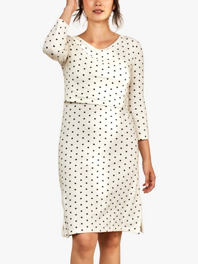 

Платье для кормления Bshirt, цвет Cream & Black Spot