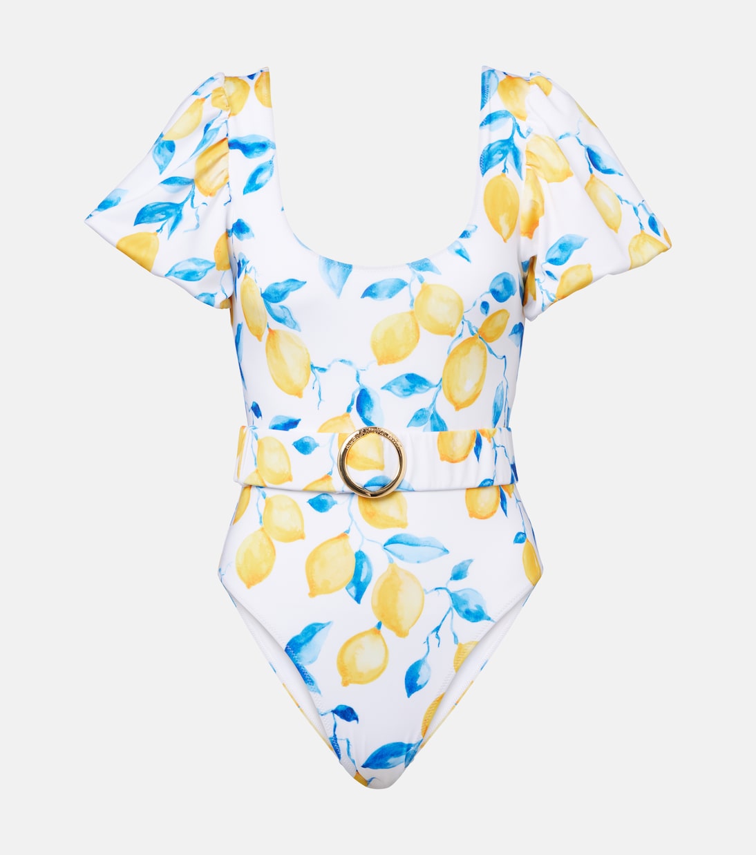 

Женский купальник с поясом и принтом Jeanie Alexandra Miro, Lemon Print