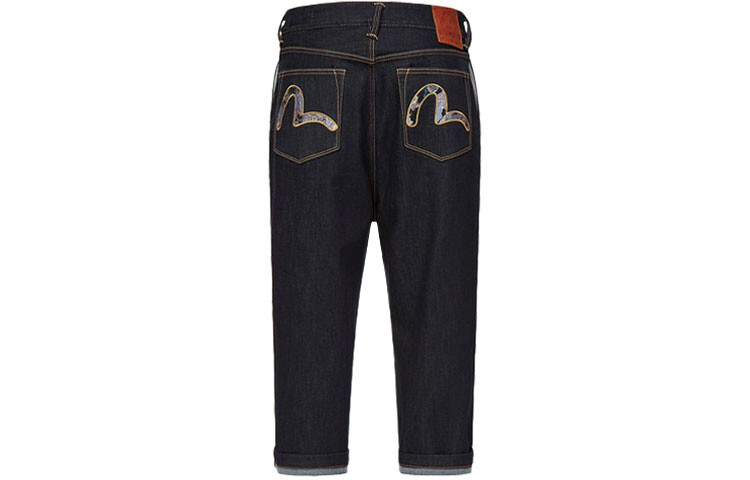 

EVISU Мужские джинсы, джинсовая ткань