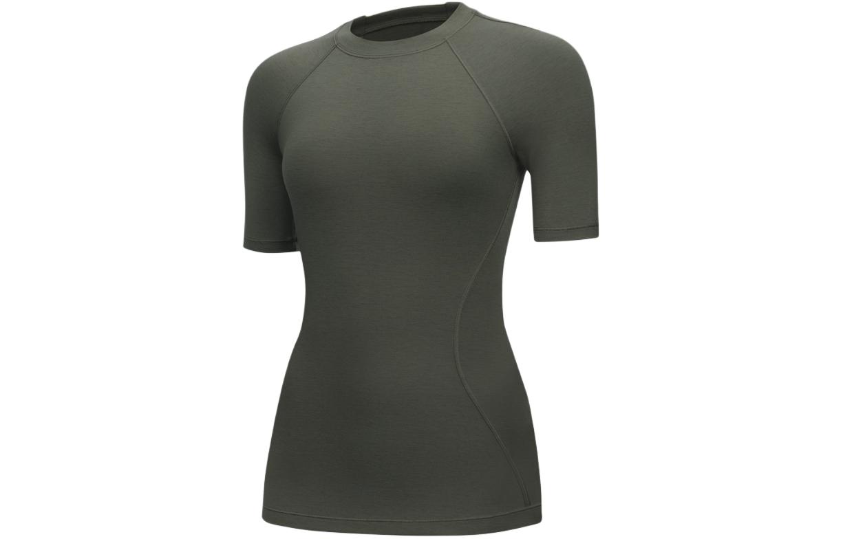 

Футболка с рукавами реглан женская Lululemon, Saintex/Light Steam Gray/SSA