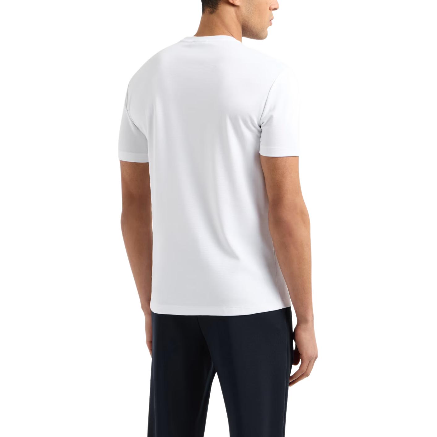 Футболка Ea7 с круглым вырезом EMPORIO ARMANI, белый — фото 4