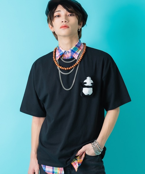 

Футболка, крой оверсайз, бренд TEDDY ankoROCK, черный