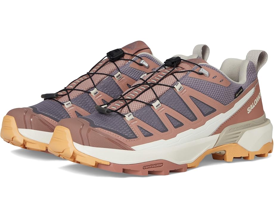 

Треккинговые кроссовки Salomon X Ultra 360 Edge GTX, цвет Excalibur/Burlwood/Silver Cloud