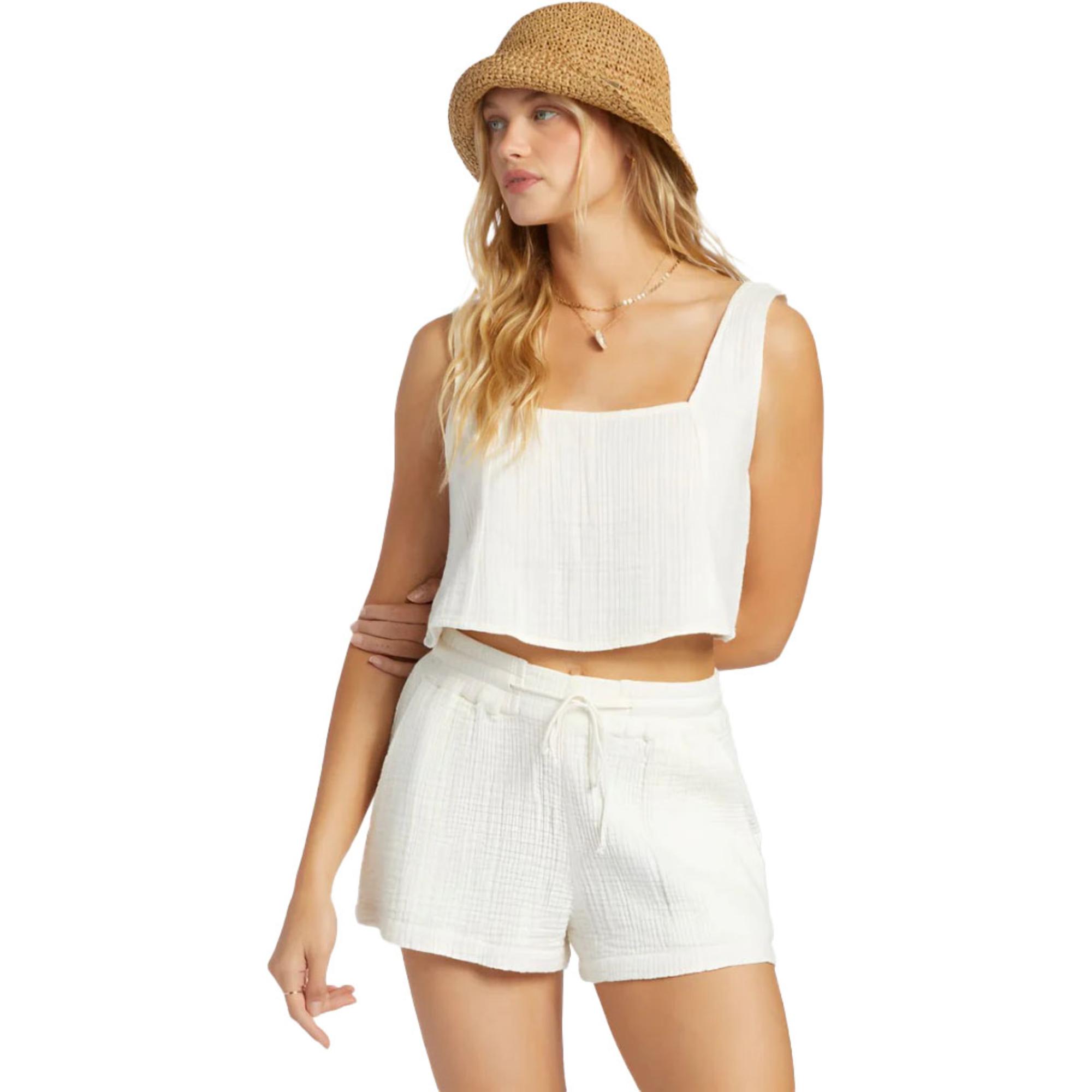 

Женская тканая майка Open Skies Billabong, Salt Crystal